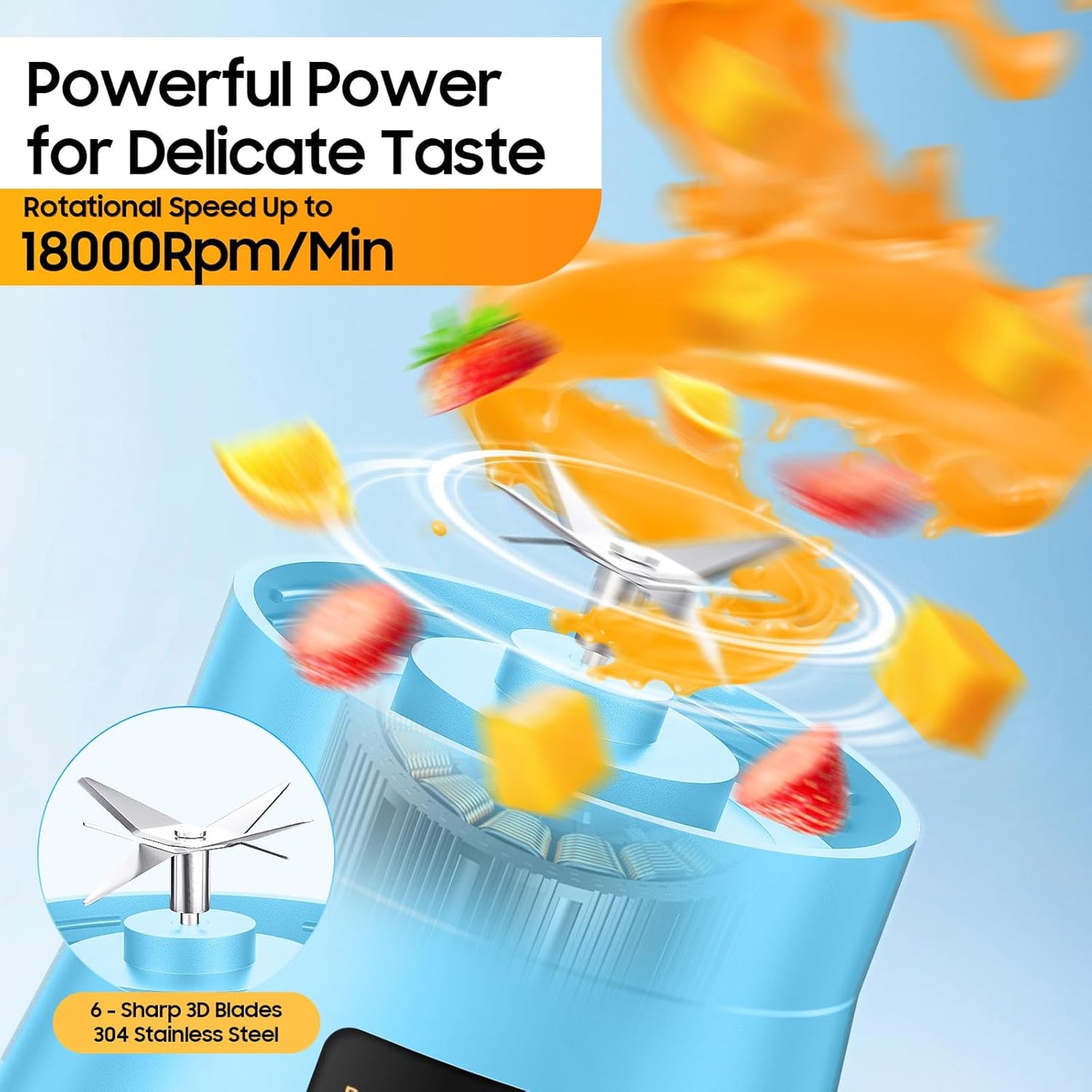 Licuadora Portatil Recargable