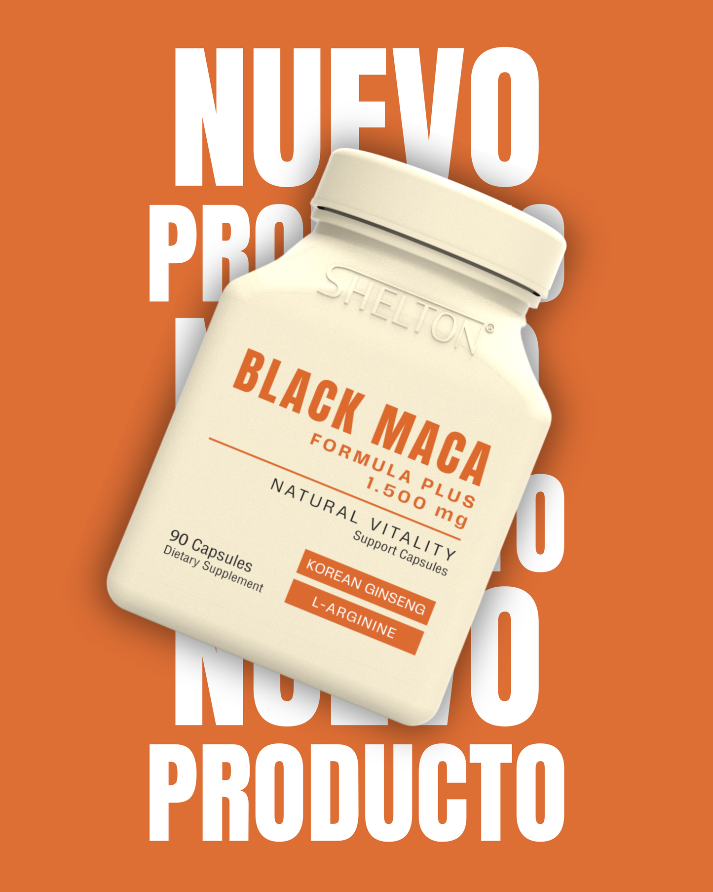 Black Maca Shelton | Vitalidad y Libido Natural