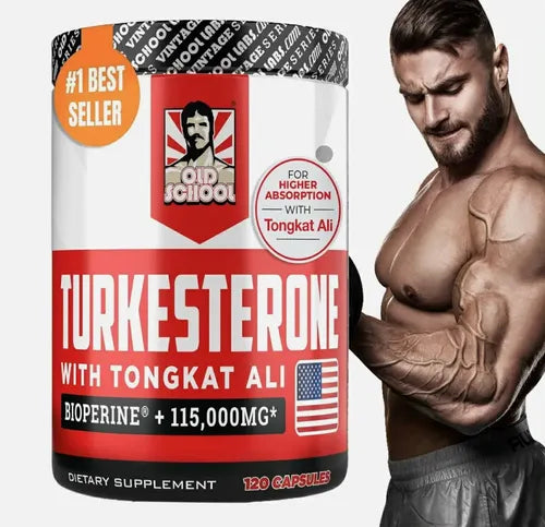 Turkesterone x120 Cápsulas | Suplemento Natural para Masa Muscular
