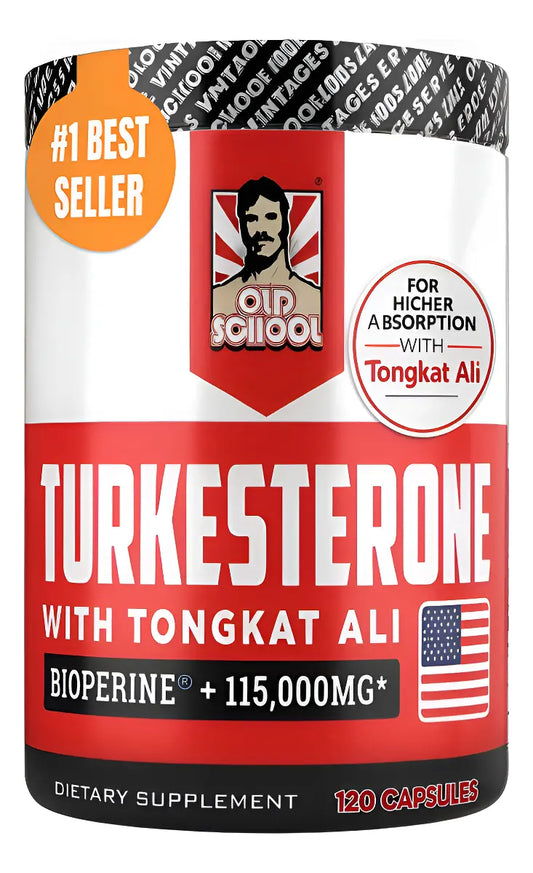 Turkesterone x120 Cápsulas | Suplemento Natural para Masa Muscular
